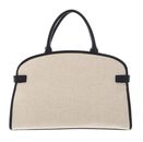COCCINELLE Sabine Canvas Handbag Natural / Noir