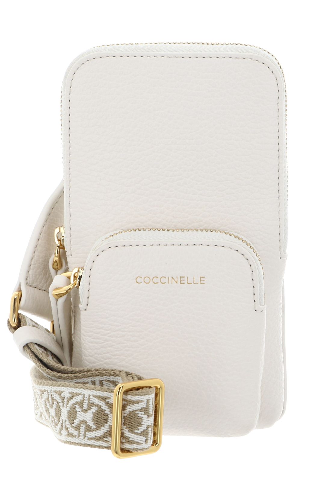 COCCINELLE Pixie Hi-Tech Phone Bag Pearl