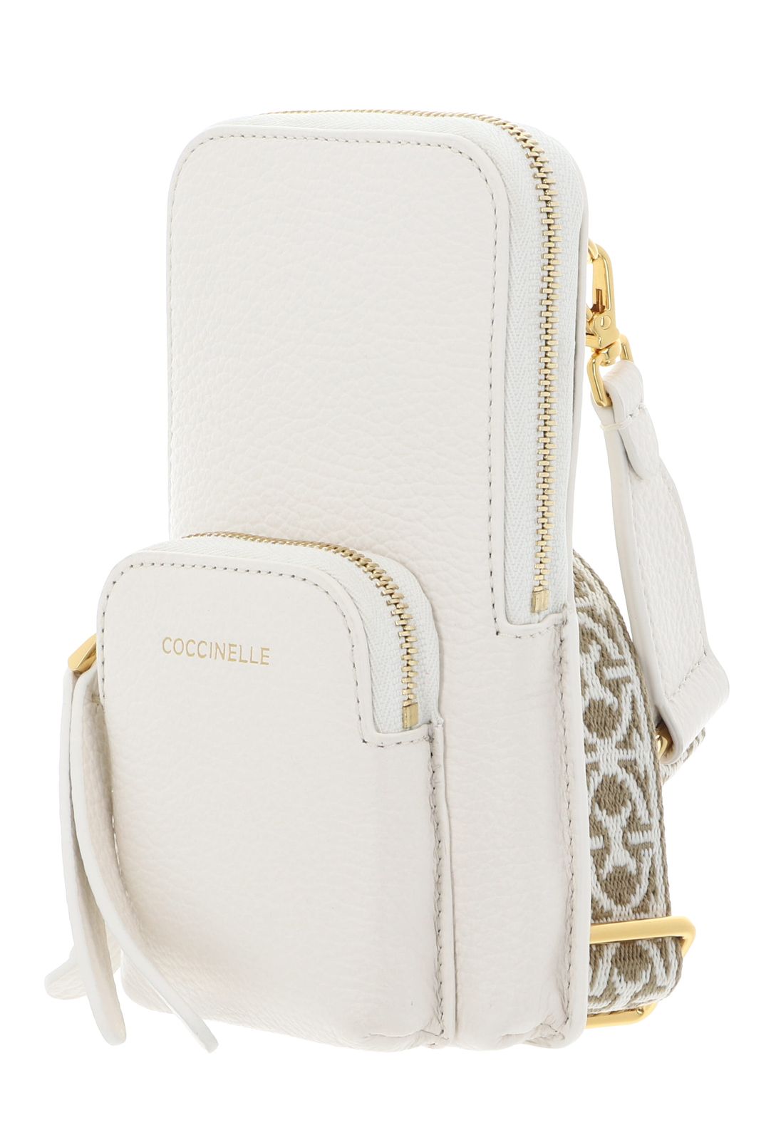 COCCINELLE Pixie Hi-Tech Phone Bag Pearl COCCINELLE Pixie Hi-Tech Phone Bag Pearl