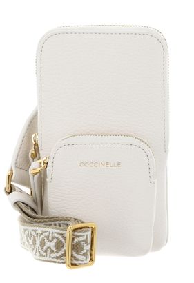 COCCINELLE Pixie Hi-Tech Phone Bag Pearl