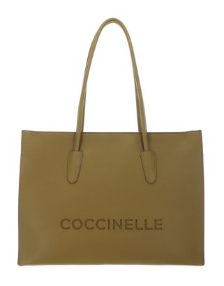 COCCINELLE Myrtha26 Handbag Grained Leather Seagrass