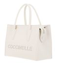 COCCINELLE Myrtha26 Handbag Grained Leather Pearl