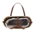 COCCINELLE C-Me Summer Straw Handbag Natural / Cognac