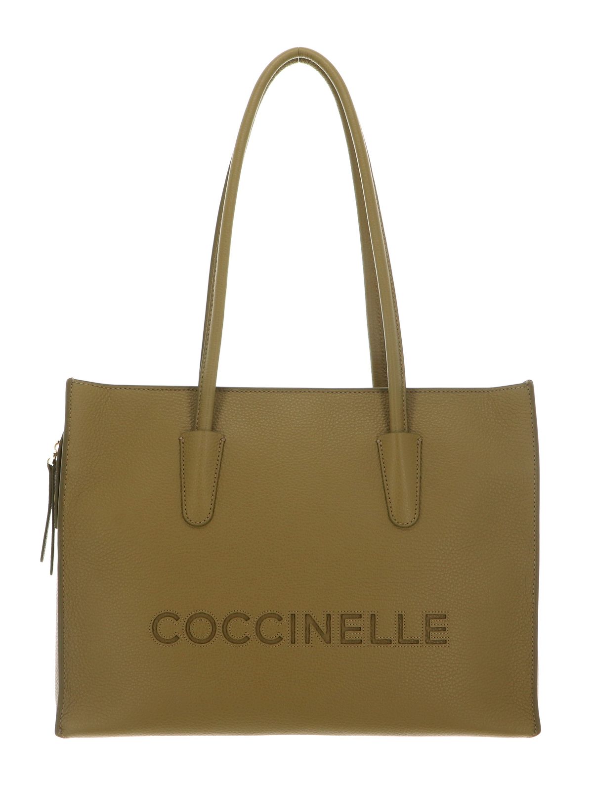 COCCINELLE Myrtha26 Handbag Grained Leather Seagrass