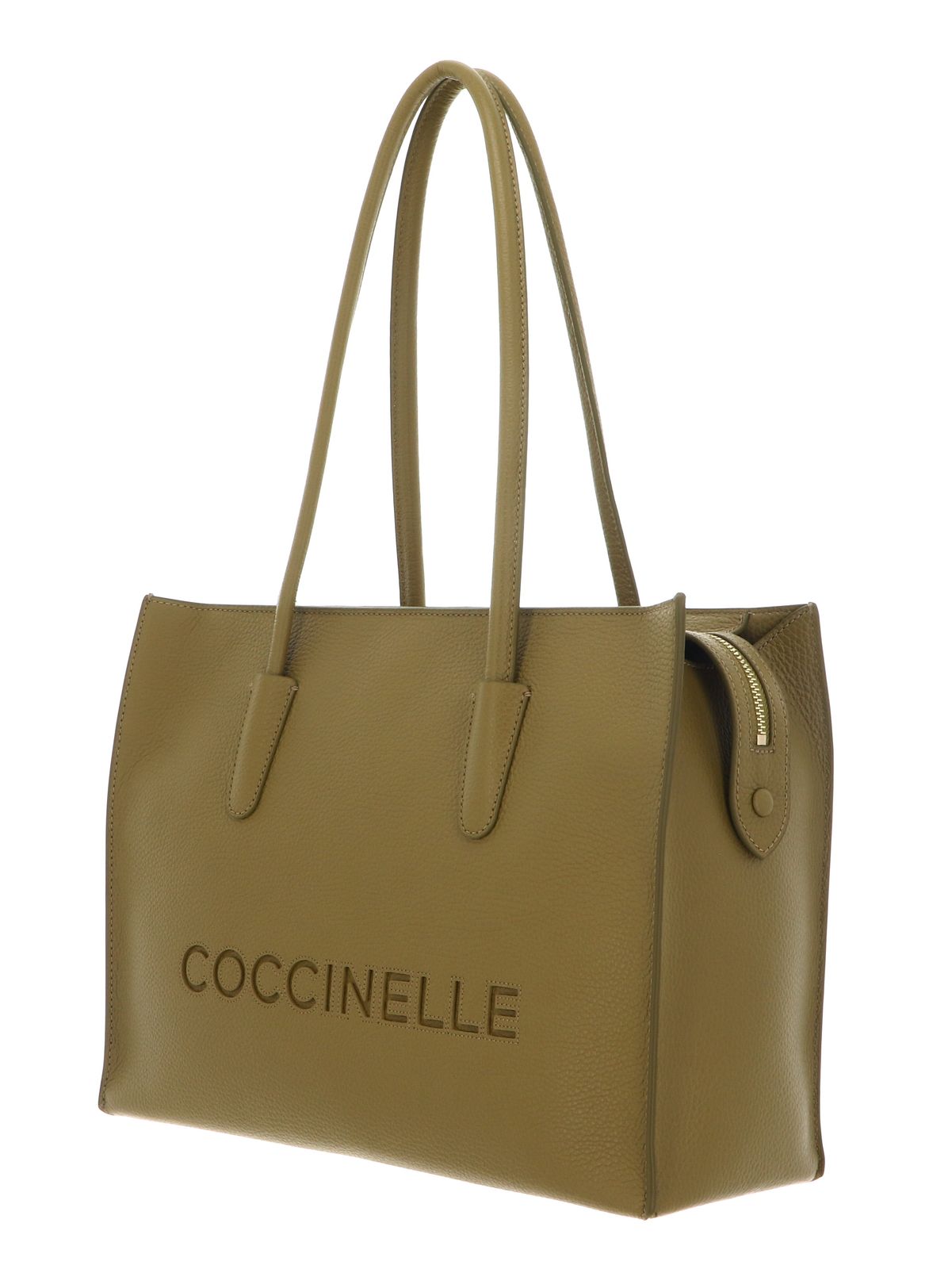 COCCINELLE Myrtha26 Handbag Grained Leather Seagrass COCCINELLE Myrtha26 Handbag Grained Leather Seagrass
