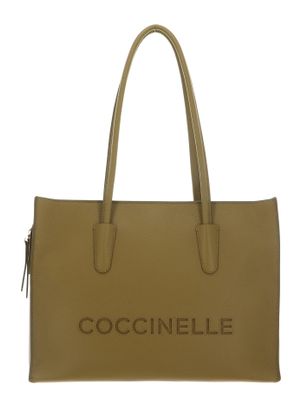 COCCINELLE Myrtha26 Handbag Grained Leather Seagrass