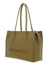 COCCINELLE Myrtha26 Handbag Grained Leather Seagrass COCCINELLE Myrtha26 Handbag Grained Leather Seagrass
