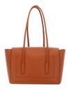 COCCINELLE Double Beat Grained Leather Handbag Crab