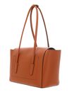COCCINELLE Double Beat Grained Leather Handbag Crab