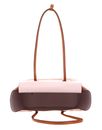 COCCINELLE Double Beat Grained Leather Handbag Crab