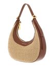 COCCINELLE Whisper Straw Mini Bag Natural / Cognac