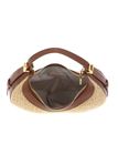 COCCINELLE Whisper Straw Mini Bag Natural / Cognac