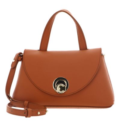 COCCINELLE Nikla Handbag Double Grainy Leather Crab / Jellyfish