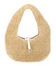 COCCINELLE C-Me Summer Crochet Handbag Natural / Pearl