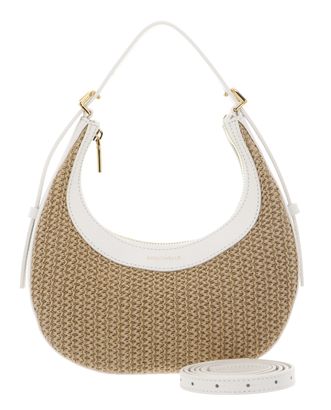 COCCINELLE Whisper Straw Mini Bag Natural / Pearl