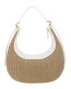 COCCINELLE Whisper Straw Mini Bag Natural / Pearl COCCINELLE Whisper Straw Mini Bag Natural / Pearl
