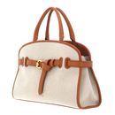 COCCINELLE Sabine Canvas Handbag Natural / Crab