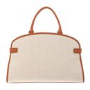 COCCINELLE Sabine Canvas Handbag Natural / Crab
