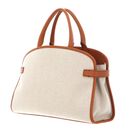 COCCINELLE Sabine Canvas Handbag Natural / Crab