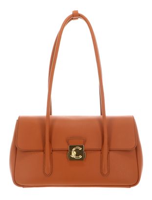 COCCINELLE C-Me Lock Handbag Grained Leather Crab