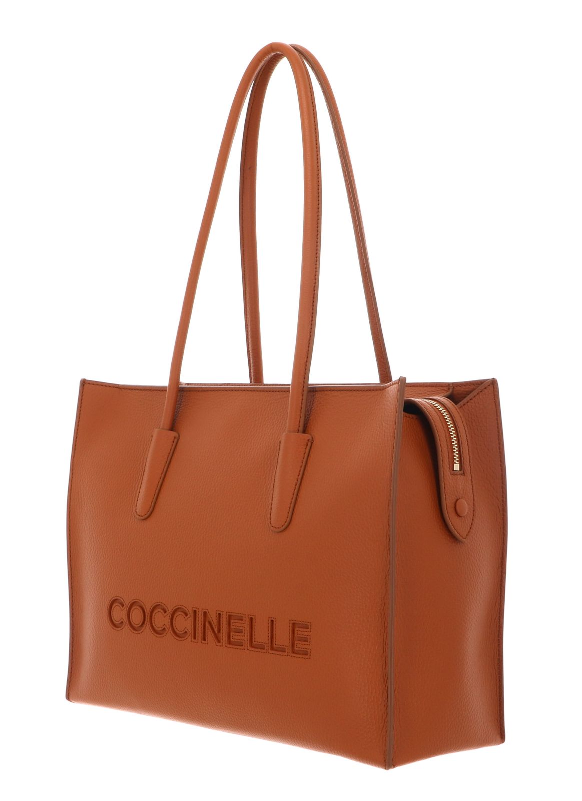 COCCINELLE Myrtha26 Handbag Grained Leather Crab COCCINELLE Myrtha26 Handbag Grained Leather Crab