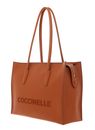 COCCINELLE Myrtha26 Handbag Grained Leather Crab COCCINELLE Myrtha26 Handbag Grained Leather Crab