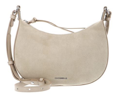 COCCINELLE Fujiko Suede Bi Mini Bag Sandshell / Sandshell