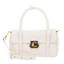 COCCINELLE C-Me Lock Mini Bag Grained Leather Pearl