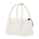 COCCINELLE C-Me Lock Mini Bag Grained Leather Pearl