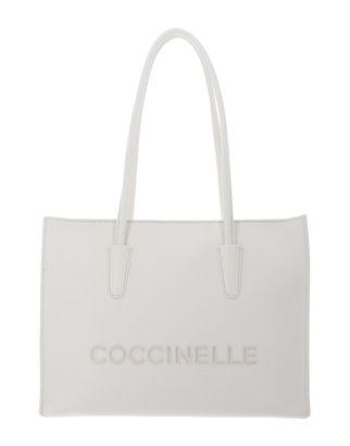 COCCINELLE Myrtha26 Handbag Grained Leather Pearl COCCINELLE Myrtha26 Handbag Grained Leather Pearl