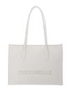COCCINELLE Myrtha26 Handbag Grained Leather Pearl COCCINELLE Myrtha26 Handbag Grained Leather Pearl