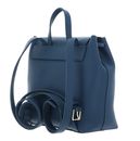COCCINELLE Nikla Mini Bag Double Grainy Leather Deep Blue / Sandshell