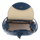 COCCINELLE Nikla Mini Bag Double Grainy Leather Deep Blue / Sandshell