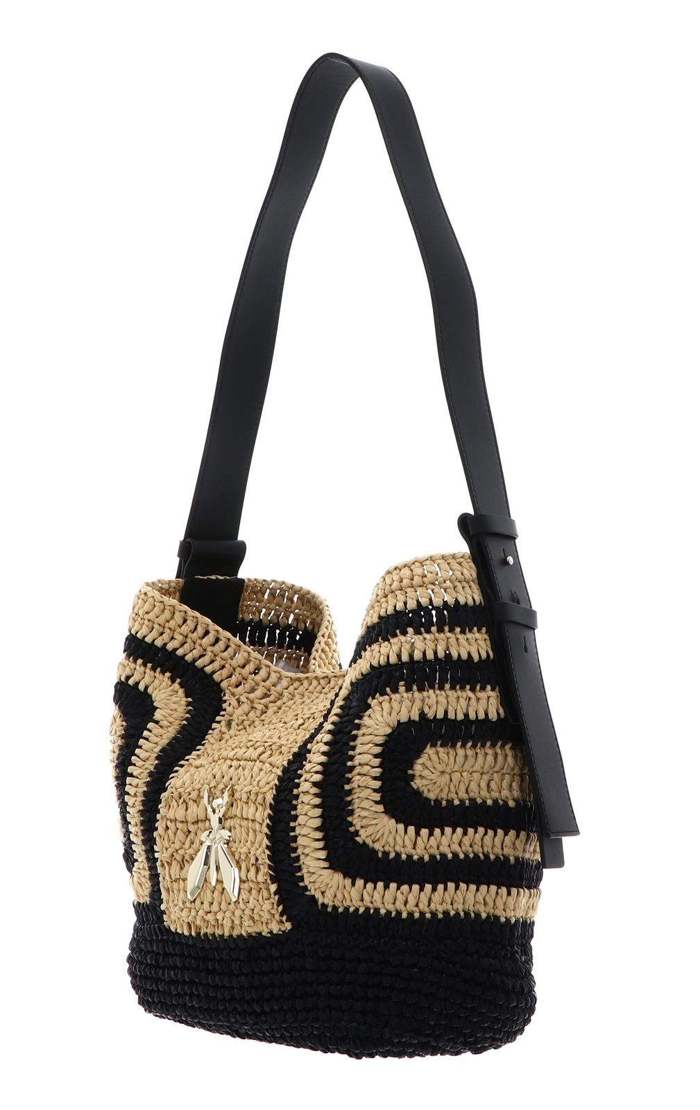 PATRIZIA PEPE Borsa / Bag Black / Natural PATRIZIA PEPE Borsa / Bag Black / Natural