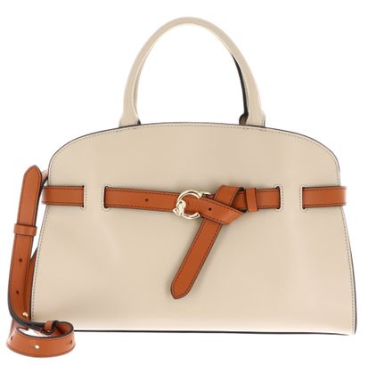COCCINELLE New Tric Handbag Smooth Leather Sandshell / Pearl / Crab