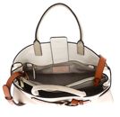 COCCINELLE New Tric Handbag Smooth Leather Sandshell / Pearl / Crab