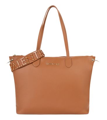 VALENTINO Dea Re Shopping Bag Cuoio