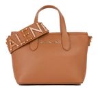VALENTINO Dea Re Shopping Bag Cuoio