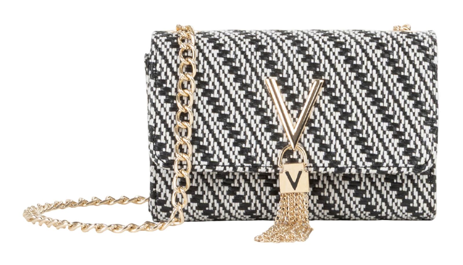 VALENTINO Divina Summer Flap Bag Nero / Multicolor