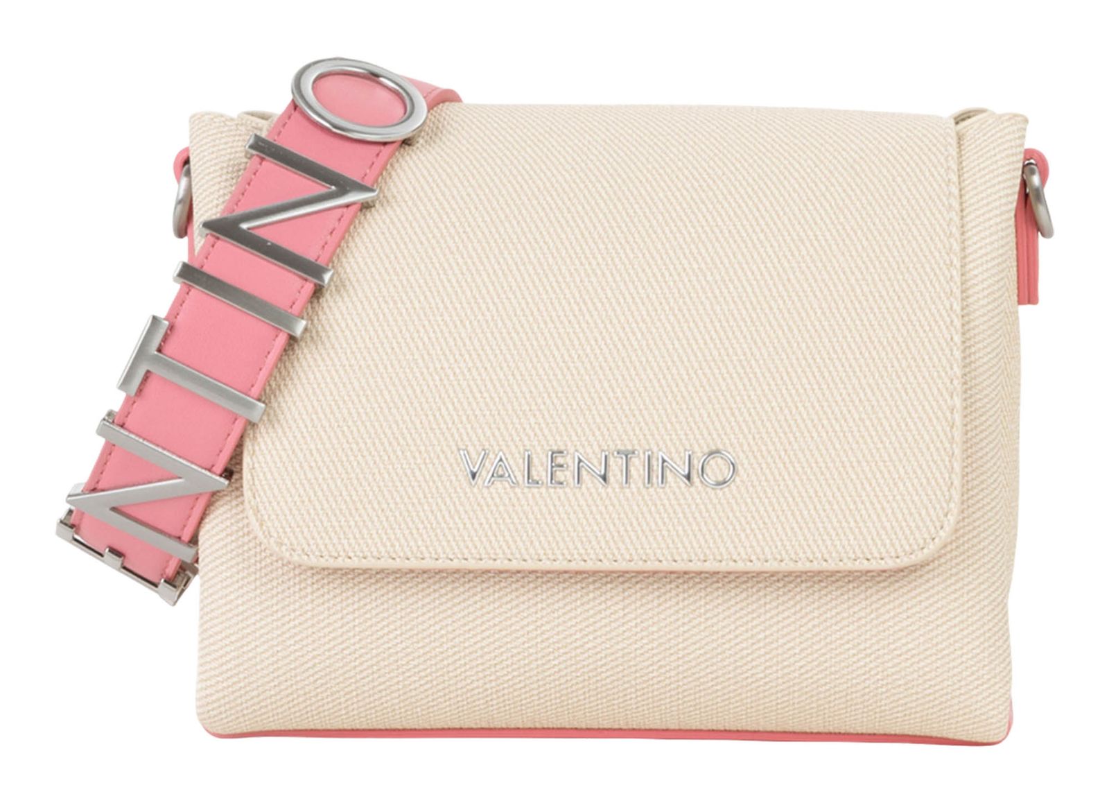 VALENTINO Alexia Summer Flap Bag Nat / Rosa VALENTINO Alexia Summer Flap Bag Nat / Rosa