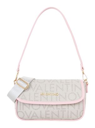 VALENTINO Regina Re Flap Bag Beige / Rosa