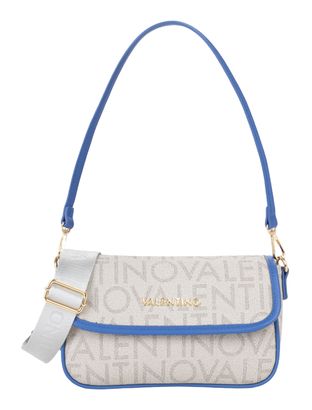 VALENTINO Regina Re Flap Bag Beige / Blu