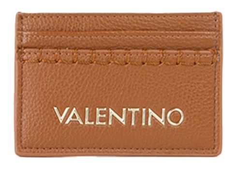 VALENTINO Aleksandra Credit Card Case Cuoio