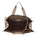 LIU JO Tote Bag Striped Canvas L Sabbia