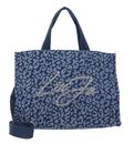LIU JO Tote Bag L Denim Blue Animalier