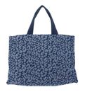 LIU JO Tote Bag L Denim Blue Animalier