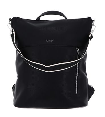 s.Oliver Backpack Grey / Black