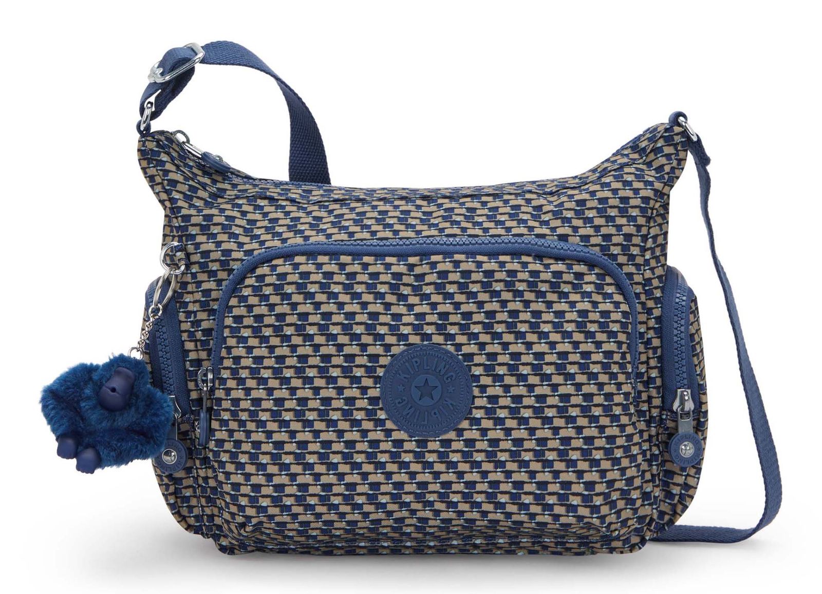 kipling Basic Gabb Crossbody S Blue On Wire