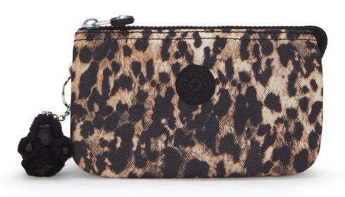 kipling Basic Print Creativity Pouch L Wild Leopard