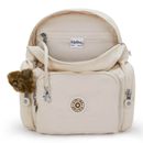 kipling Basic City Zip Mini Backpack Soft Sand